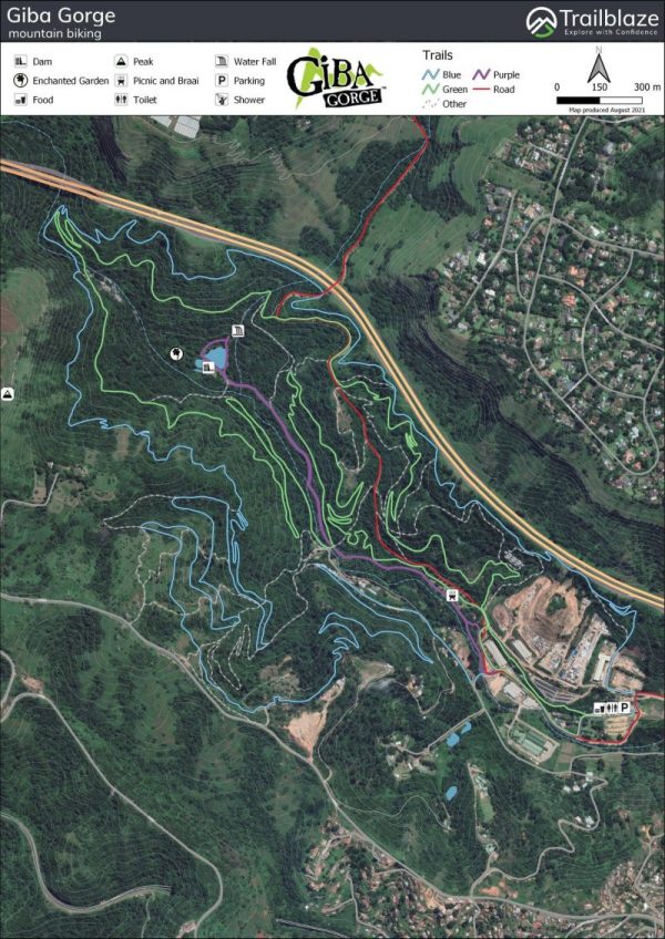 giba gorge trail map